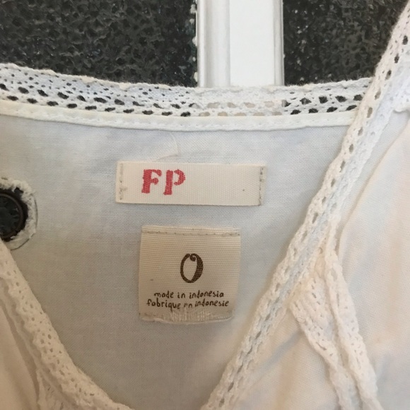 Free People White Mini Dress - Picture 6 of 7